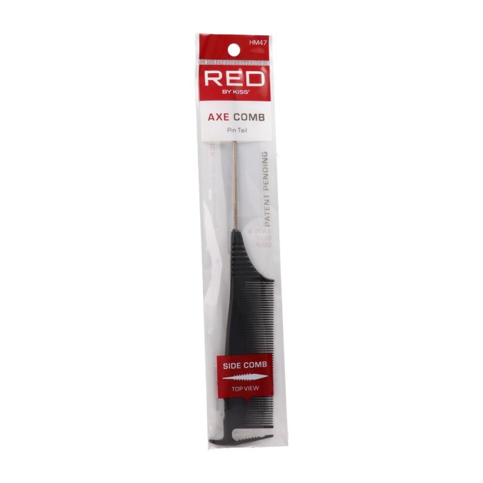 Red Kiss Axe Pin Tail Comb Peine