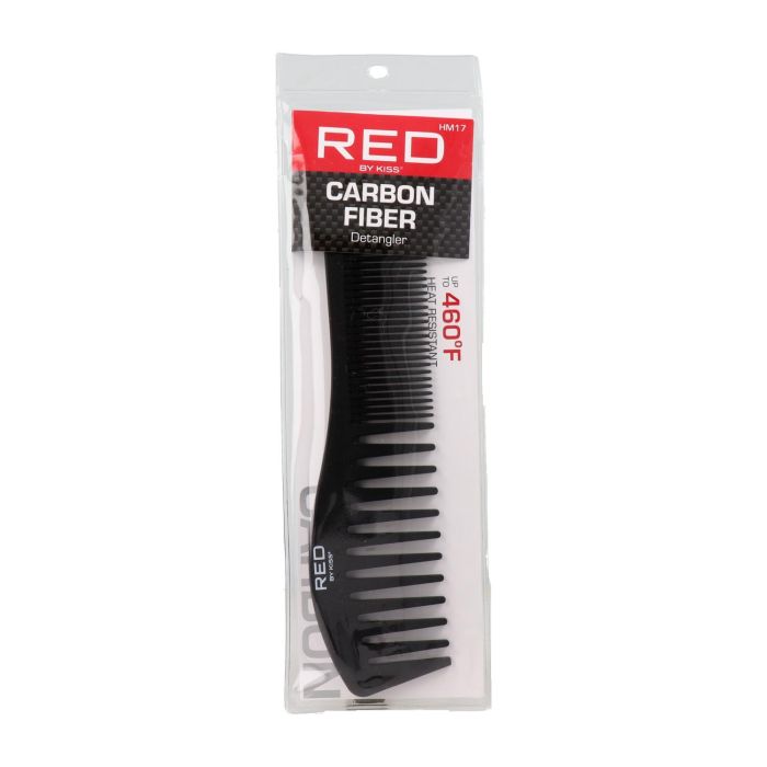 Red Kiss Carbon Detangler Comb Peine