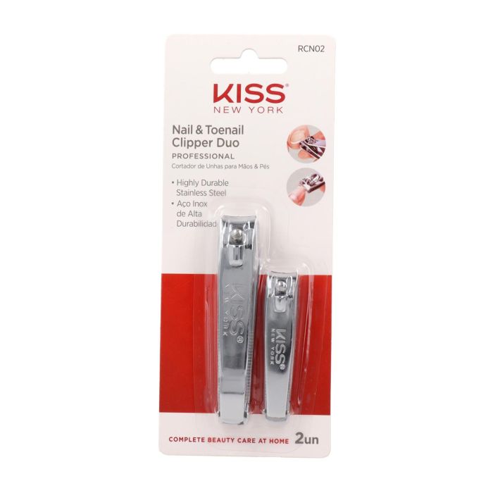 Red Kiss Kny Nail And Toenail Clipper Duo 2 Piezas Corta Uñas