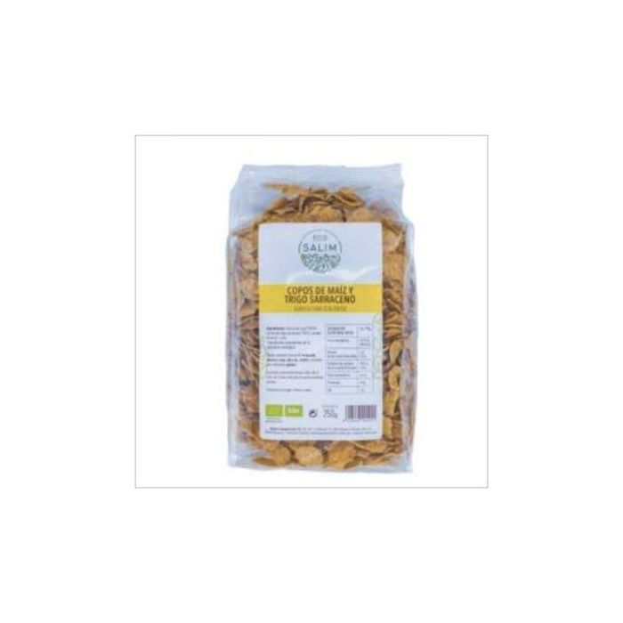 ECO SALIM Copos de Maíz y Trigo Sarraceno Crujientes Bio 250g