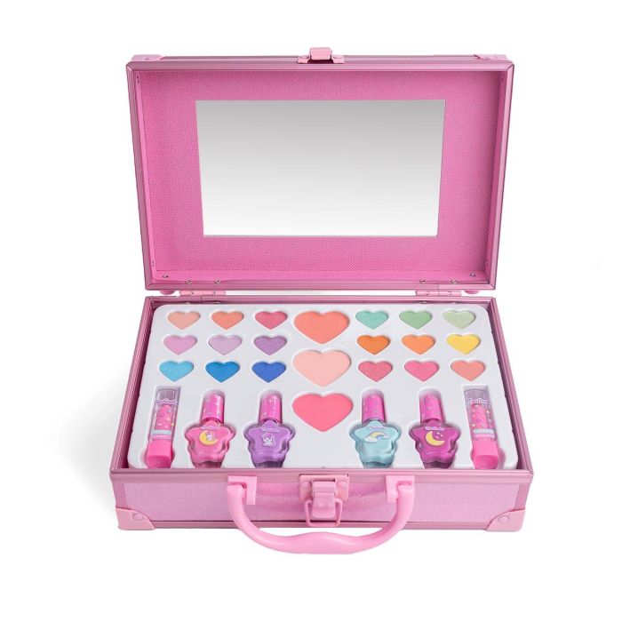 MARTINELIA 85504 Maletín de Maquillaje Little Unicorn, Set Completo para Niñas con Sombras, Esmaltes, Rubores y Labiales 1