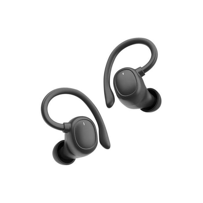 Auriculares Deportivos Bluetooth Muvit iO Smart True Wireless Sport ENC con estuche de carga/ Autonomía 6h/ Negros Auriculares Deportivos Bluetooth Muvit iO Smart True Wireless Sport ENC con estuche de carga/ Autonomía 6h/ Negros