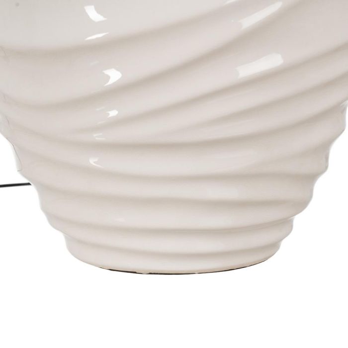 Lámpara Mesa Blanco Cerámica Iluminación 38 X 38 X 67 cm