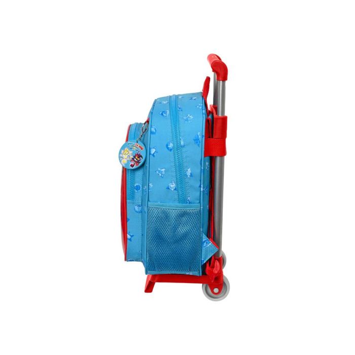 Mochila Escolar con Ruedas SuperThings Rescue force 27 x 33 x 10 cm Azul 2