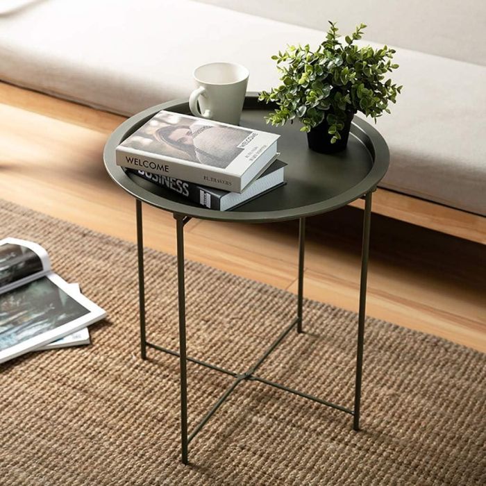 Mesa Auxiliar de Metal 46.8 cm Confortime (4 Unidades) 1 Mesa Auxiliar de Metal 46.8 cm Confortime (4 Unidades) 1