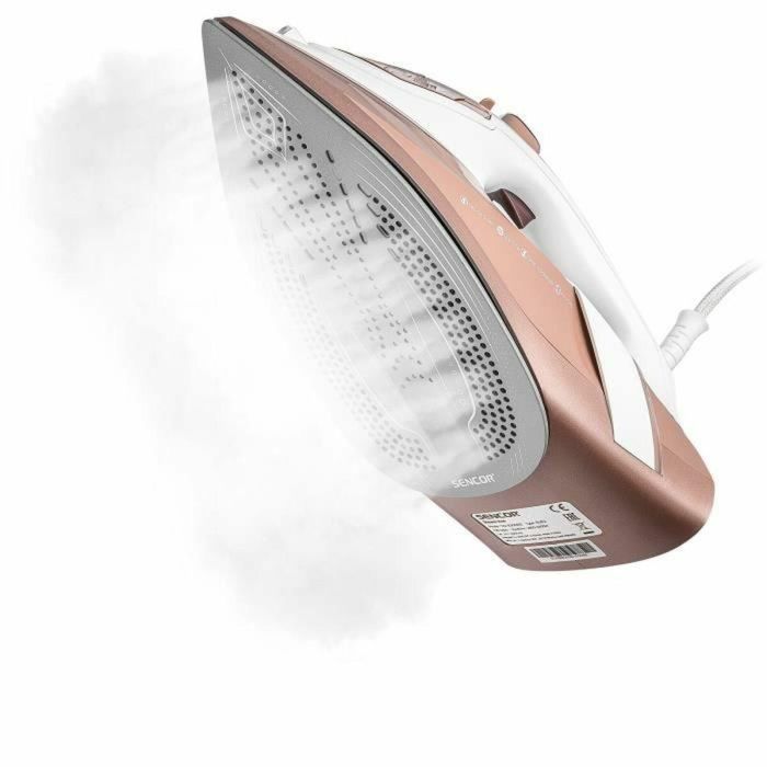Plancha de vapor - SENCOR - SSI 8300RS - 3200 W - 350 ml - 45 g/min - Blanco / Rosa 3 Plancha de vapor - SENCOR - SSI 8300RS - 3200 W - 350 ml - 45 g/min - Blanco / Rosa 3
