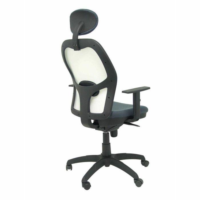 Silla de Oficina con Cabecero Jorquera P&C ALI600C Gris Gris oscuro 1