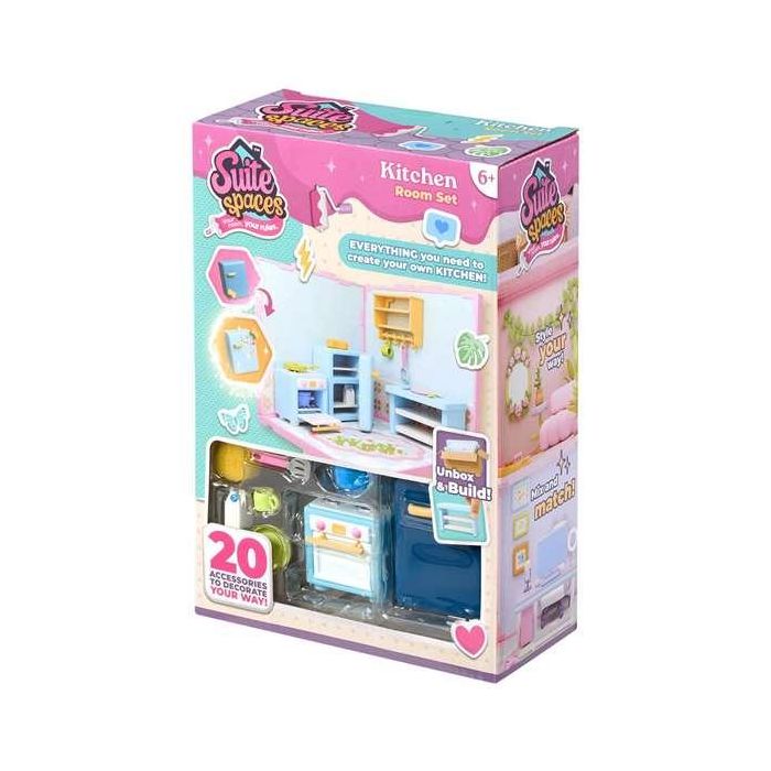 Bizak Diseña tu Cocina Suite Spaces. Incluye: 20 accesorios, 2 papeles de pared y 1 papel de suelo. 1