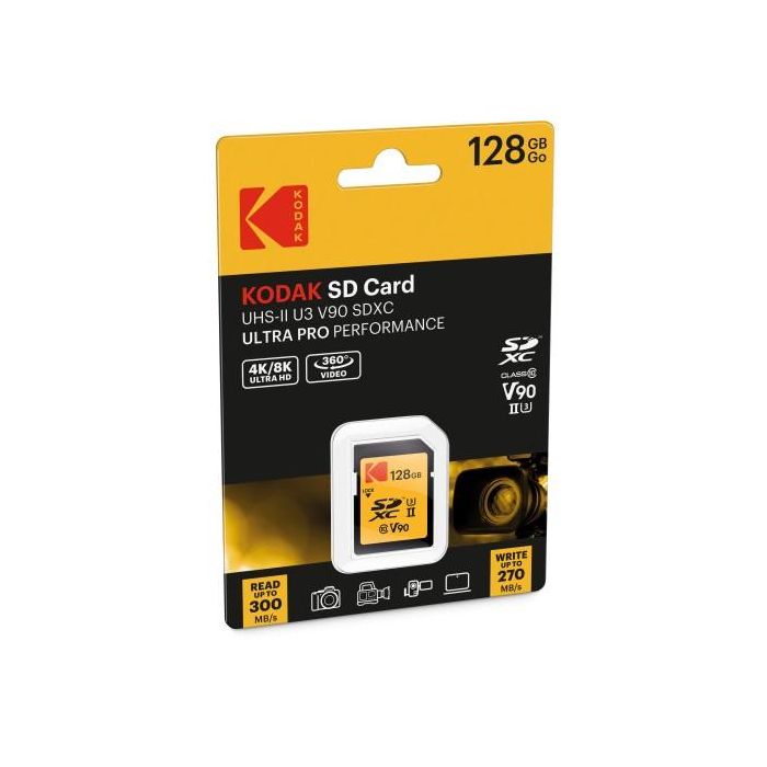 CARD Kodak 128GB UHS-II U3 V90 Ultra Pro 1