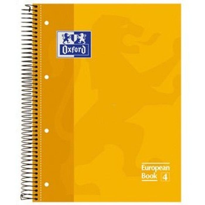 Cuaderno Oxford Classic Amarillo A4 80 Hojas (5 Unidades) 2 Cuaderno Oxford Classic Amarillo A4 80 Hojas (5 Unidades) 2