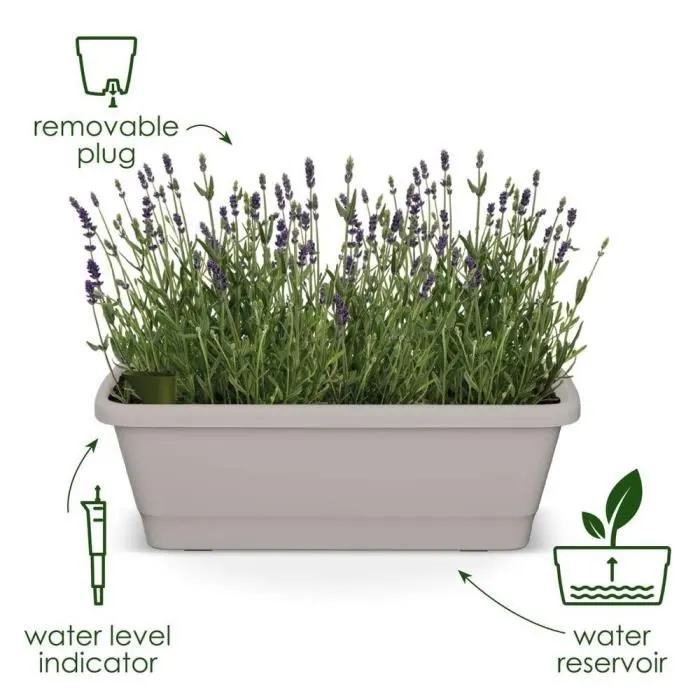 Elho ELH8711904518851 Noa Balconiere XL Gris L 78 x B 20 x H 18 cm Balcón exterior 100% reciclado 1 Elho ELH8711904518851 Noa Balconiere XL Gris L 78 x B 20 x H 18 cm Balcón exterior 100% reciclado 1