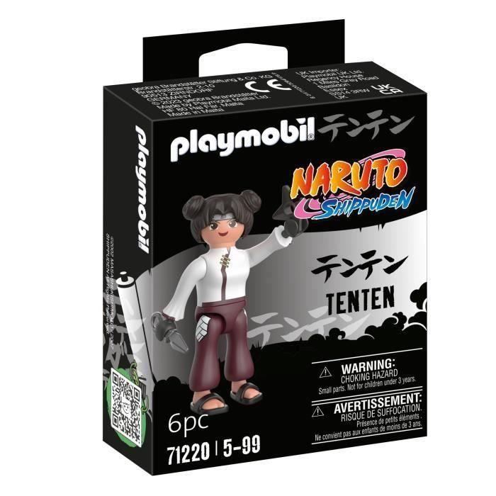 Playmobil Naruto Shippuden Tenten Figura con Kunai y Estrella Arrojadiza