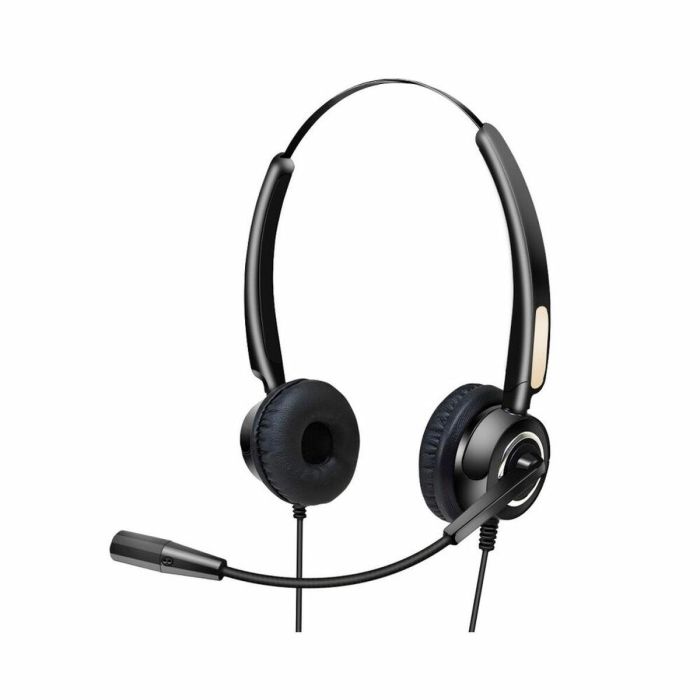 Auriculares con Micrófono Urban Factory HBV01UF Negro Auriculares con Micrófono Urban Factory HBV01UF Negro