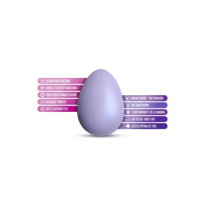 Vibrador Anal Negro Blush Wellness Morado 5