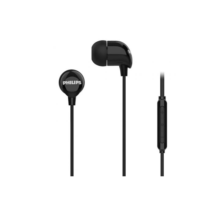 Philips SHE1405BKS/27 Auriculares Intrauditivos con Micrófono, USB-C, Altavoces 10mm, Graves Dinámicos, Aislamiento Ruido, Negros Philips SHE1405BKS/27 Auriculares Intrauditivos con Micrófono, USB-C, Altavoces 10mm, Graves Dinámicos, Aislamiento Ruido, Negros