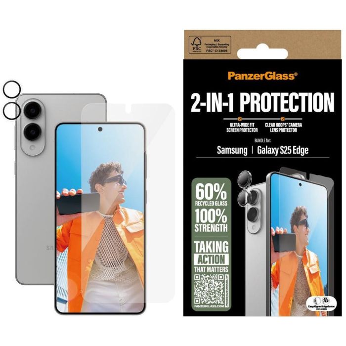 PanzerGlass 2-in-1 Set Samsung Galaxy S25 Edge 2