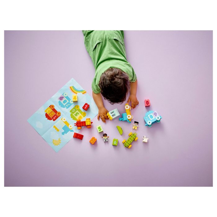 Lego Tren de los Números 10954, Juego de Construcción Educativo para Aprender a Contar, a Partir de 18 Meses, 23 Piezas 16