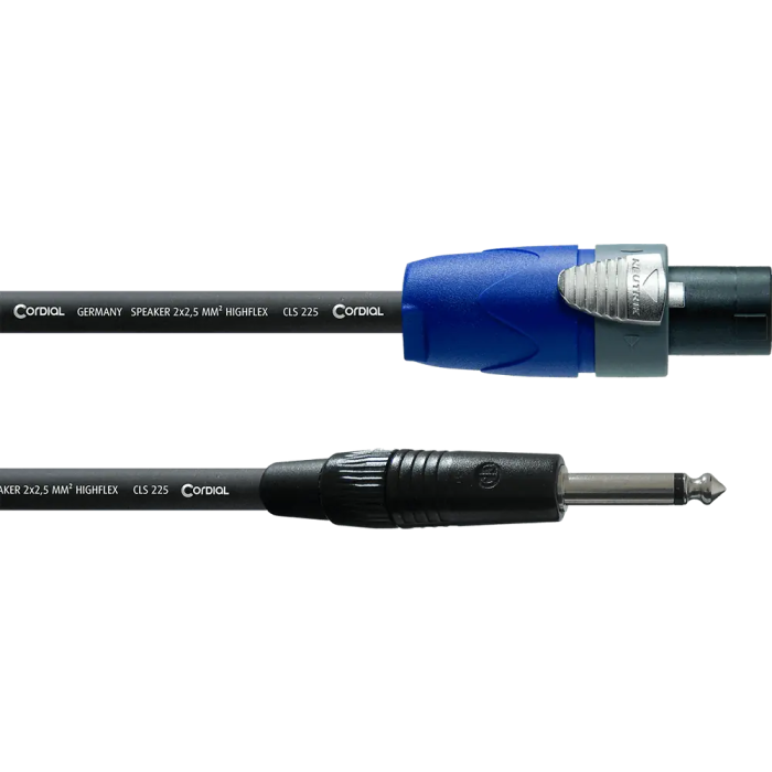 Cordial Cable Altavoz Speakon 2 Polos/Jack 1,5M 0 Cordial Cable Altavoz Speakon 2 Polos/Jack 1,5M 0