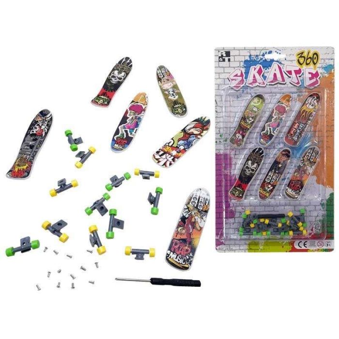 Monopatin skate 360 set con 6 unidades. 20x35,5x1,5 cm 1 Monopatin skate 360 set con 6 unidades. 20x35,5x1,5 cm 1