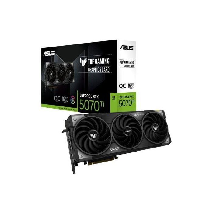 Asus 90YV0MD0-M0NA00 Tarjeta Gráfica TUF Gaming GeForce RTX 5070 Ti OC 16GB GDDR7 PCIe 5.0 NVIDIA Blackwell Asus 90YV0MD0-M0NA00 Tarjeta Gráfica TUF Gaming GeForce RTX 5070 Ti OC 16GB GDDR7 PCIe 5.0 NVIDIA Blackwell