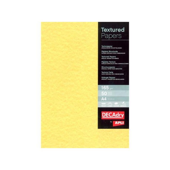 Apli Papel Pergamino A4 165 gr Pack 50H Oro Apli Papel Pergamino A4 165 gr Pack 50H Oro