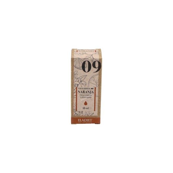 ELADIET Aceite Esencial de Naranja Bio 15ml - Antioxidante y Digestivo de Citrus Sinensis Uso Oral