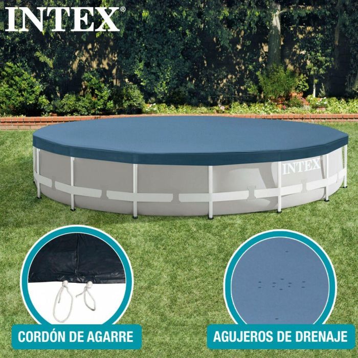 Cubrepiscinas Intex 28031 METAL FRAME 366 x 25 x 366 cm 2