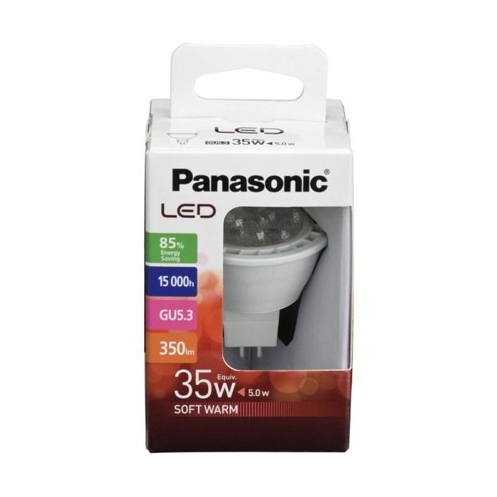 Panasonic-Panalight LDR12V6L27WG52EP Lámpara LED Dicroica GU5.3 5W 2700K 38° 1 Panasonic-Panalight LDR12V6L27WG52EP Lámpara LED Dicroica GU5.3 5W 2700K 38° 1