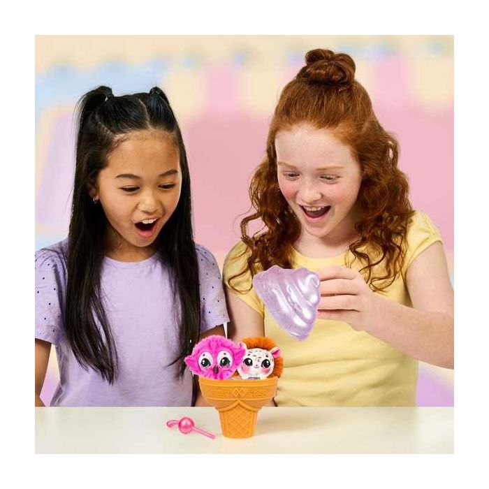 Moose Helados Mágicos Cookeez - Añade Ingredientes y Descubre 2 Peluches Sorpresa, Juego Interactivo