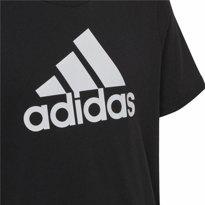Camiseta de Manga Corta Infantil Adidas Big Logo Negro 2