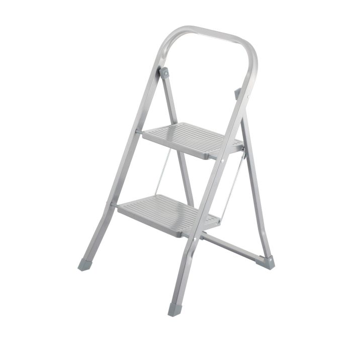 Taburete Plegable de Hierro con 2 Peldaños - Bricotech (2 Unidades) 2 Taburete Plegable de Hierro con 2 Peldaños - Bricotech (2 Unidades) 2