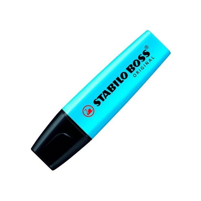 Stabilo Marcador Fluorescente Boss Original Azul