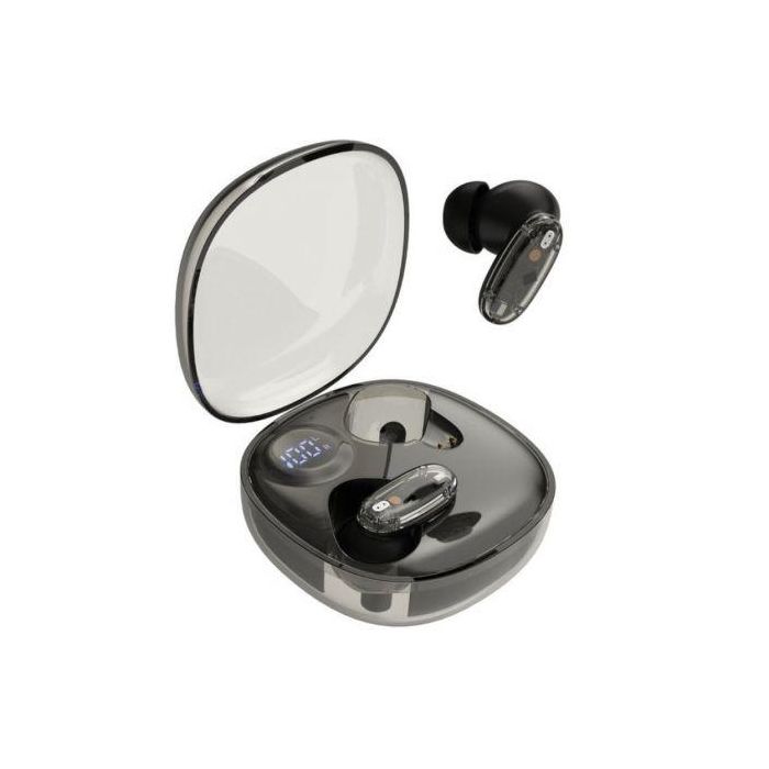 Mars Gaming Auriculares Bluetooth MHIB2 con Estuche de Carga | Autonomía 24h | Negros | Bluetooth 5.4 1