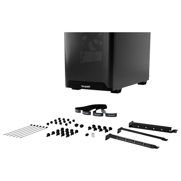 be quiet! PURE BASE 501 Airflow Black, Torre Midi, ATX, micro ATX, Mini-ITX, Negro, 7 Ranuras, 2x USB 3.2 Gen 2