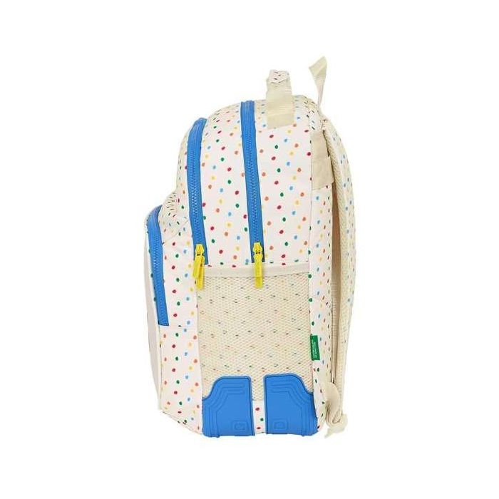 Mochila Escolar Benetton Topitos 32 x 42 x 15 cm 2