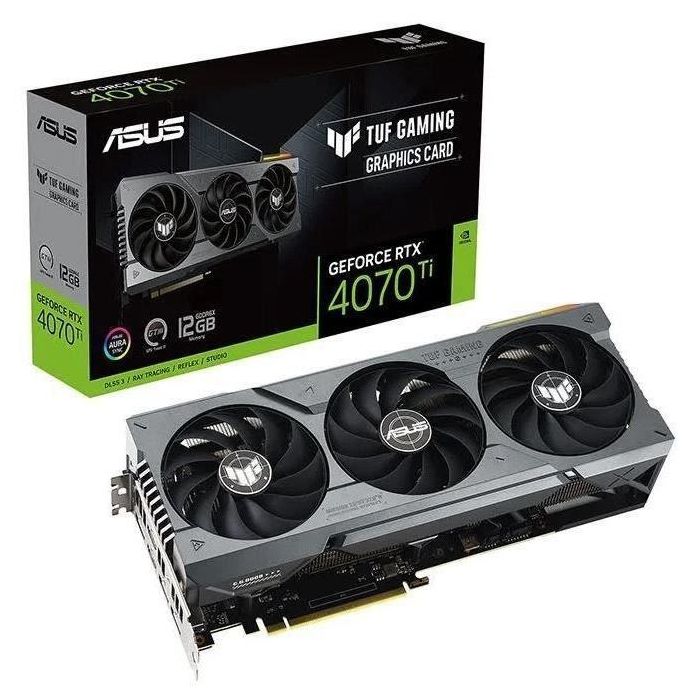 ASUS - Tarjeta gráfica - TUF-RTX4070TI-12G-GAMING