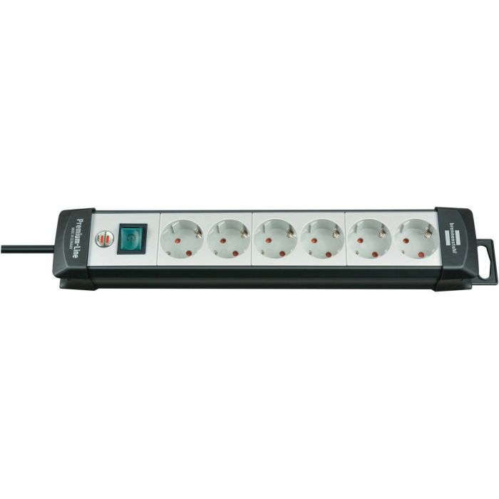 Regleta Enchufes 6 Tomas con Interruptor Brennenstuhl Premium-Line 3600 W (3 m) 4 Regleta Enchufes 6 Tomas con Interruptor Brennenstuhl Premium-Line 3600 W (3 m) 4