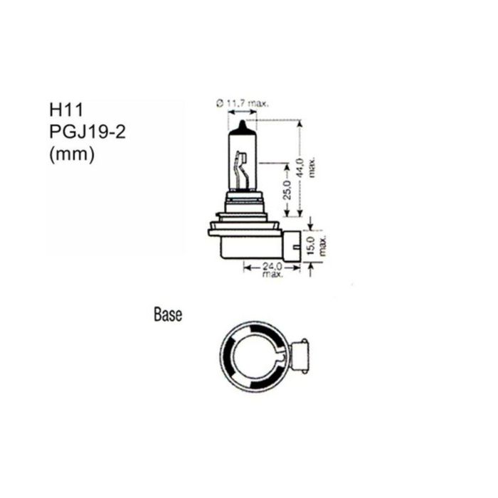 Bombilla para Automóvil M-Tech PTZSW11-DUO 12 V Parte trasera Halógena 55 W 1 Bombilla para Automóvil M-Tech PTZSW11-DUO 12 V Parte trasera Halógena 55 W 1