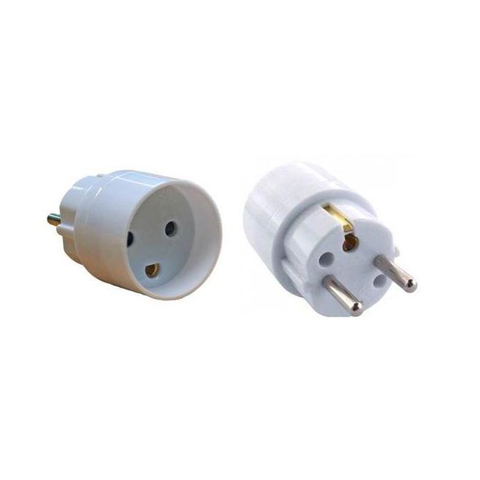 MicroConnect Power Plug Converter, DK to Schuko F-M, 230V, 16A MicroConnect Power Plug Converter, DK to Schuko F-M, 230V, 16A