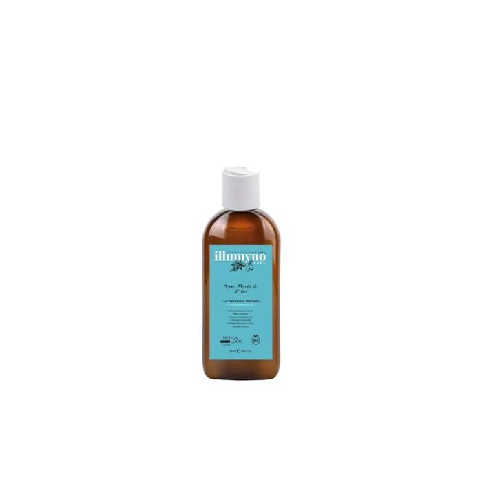Champú Revitalizador CURL ILLUMYNO 250ml - Design Look - Para cabellos ondulados y rizados, con aceite de Argán y Marula Champú Revitalizador CURL ILLUMYNO 250ml - Design Look - Para cabellos ondulados y rizados, con aceite de Argán y Marula