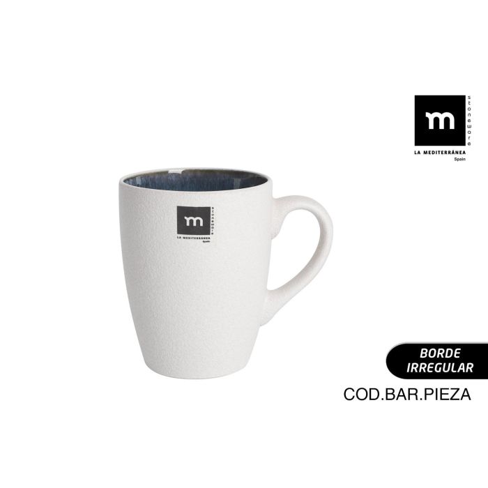 La Mediterranea Mug Savina 350 ml (Ø 8.2 x 10.5 cm) (18 Unidades)