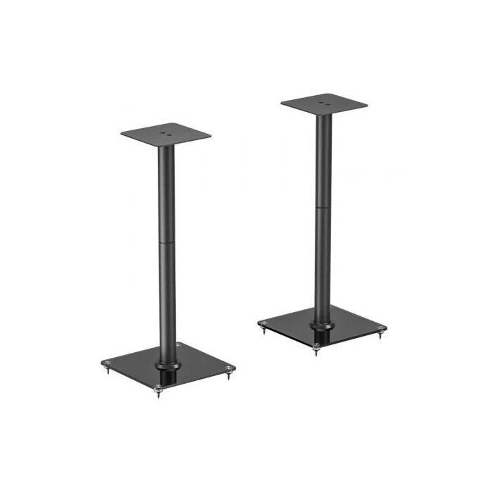 Aisens Soporte de Suelo para Altavoces SPK11U-433, Universal, Carga Máxima 25kg, Acero y Vidrio 2