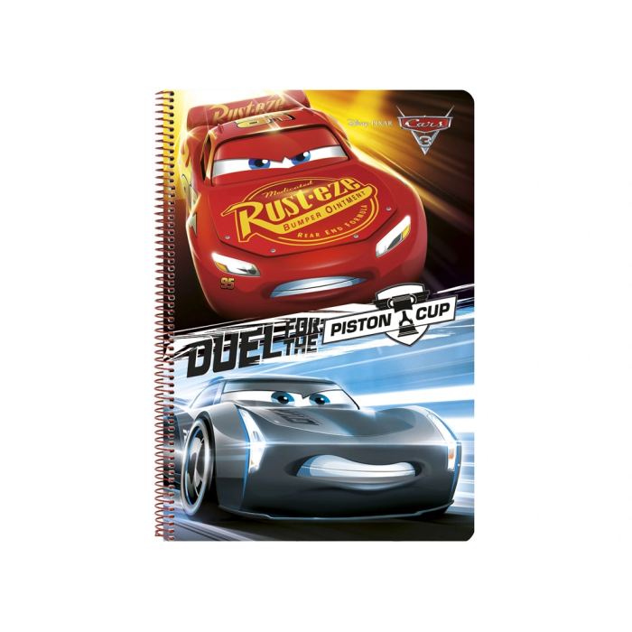 Safta Libreta Folio 21,5x31x1 Tapas Duras Cars 3 80 Hojas 1
