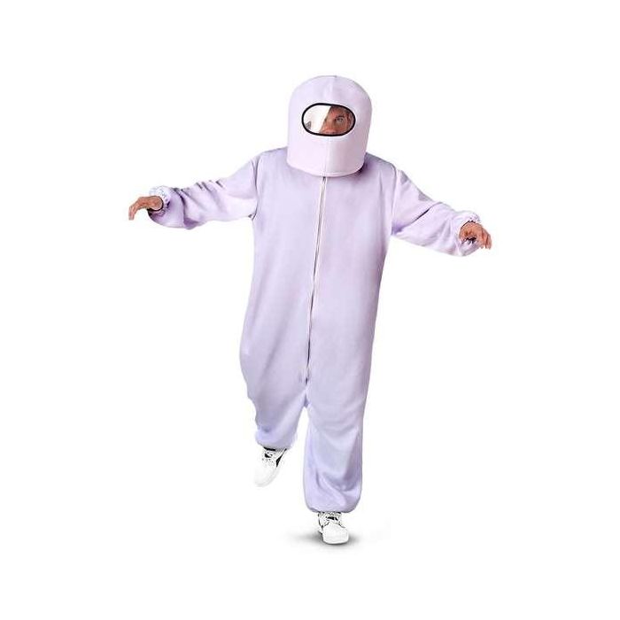 My Other Me Disfraz Among Us Impostor White XL para Niños - Incluye Escafandra, Traje con Cremallera y Bolsillos 3