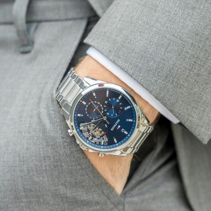 Reloj Hombre Tommy Hilfiger 1710448 Plateado 1 Reloj Hombre Tommy Hilfiger 1710448 Plateado 1