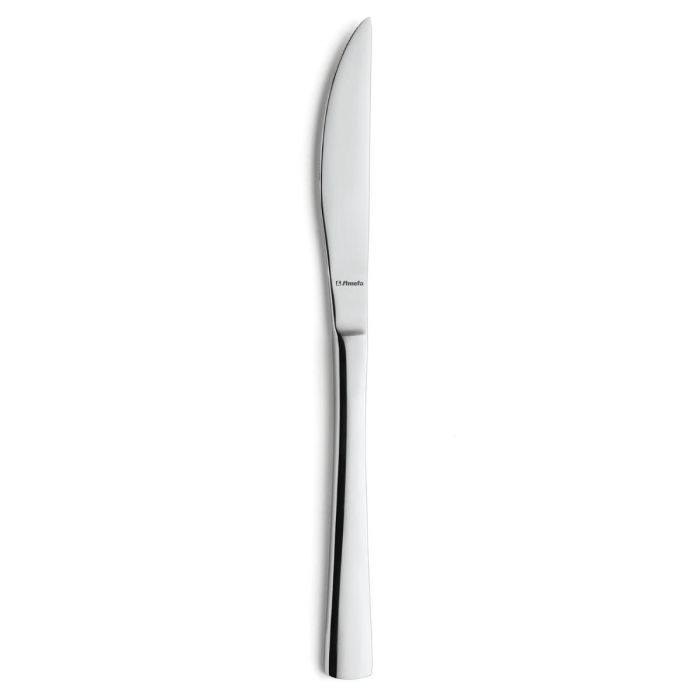 Amefa Cuchillos Steak Acero Inoxidable 18/10 2.5mm, Modelo Atlantic, Caja de 12 Piezas para Carne, Acabado Brillo, Apto Lavavajillas