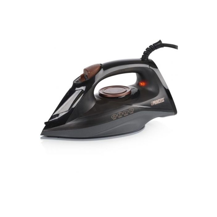 Princess 322890 Plancha de Vapor 2600W, Depósito 220ml, Golpe Vapor 80g/min, Suela Cerámica, Apagado Automático