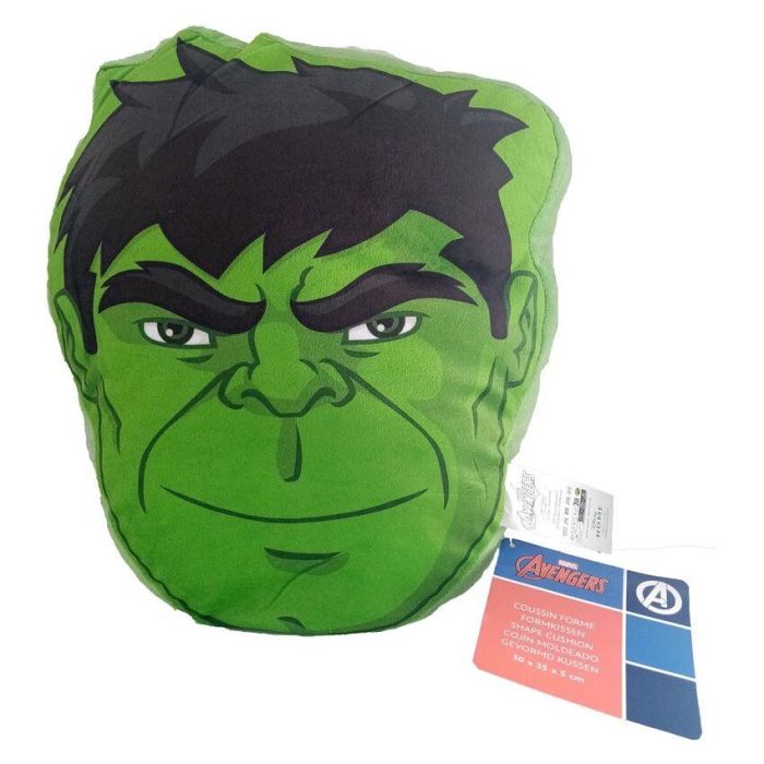 Marvel Cojin 3D Hulk 40x40cm