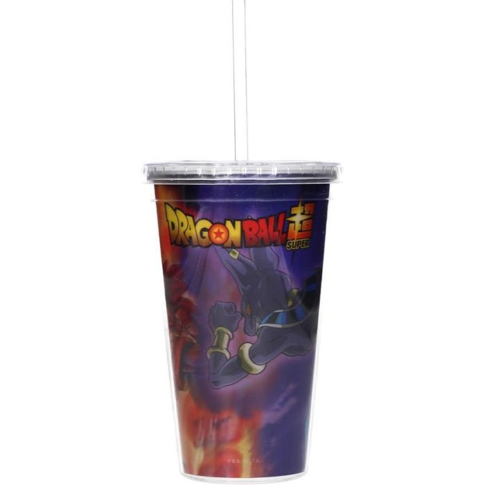 SD TOYS Vaso Lenticular 3D Dragon Ball Super 50ml con Tapa Enroscable 1