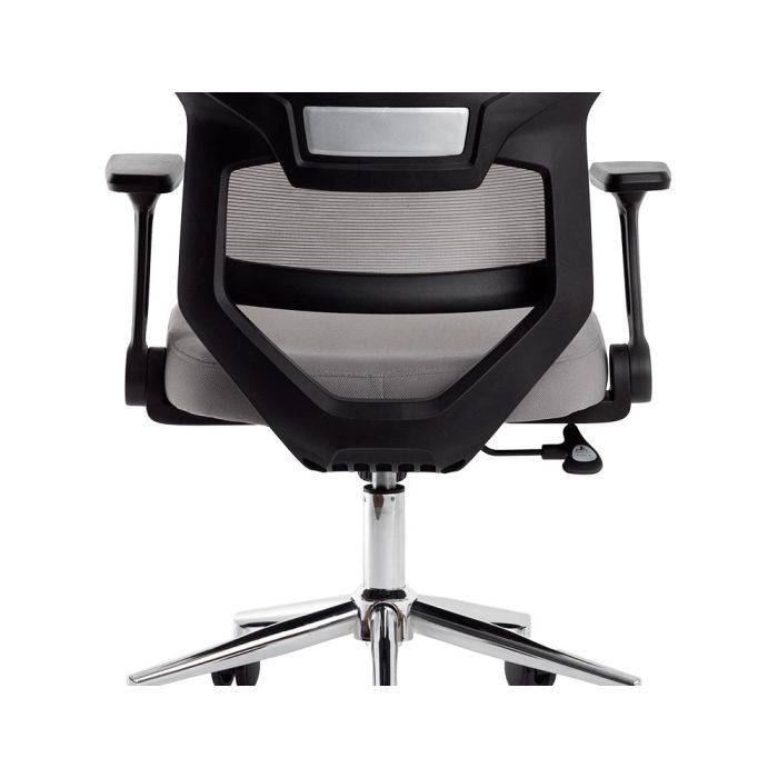 Silla Q-Connect Oficina Lucca Malla Base Metalica Alt Max 1090 Anc 700 Prof 650 Ruedas Premium Color Negro Gris 7